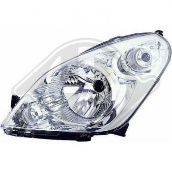 Faro delantero DIEDERICHS 6466081 con proyector principal