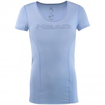 Head Basic Tech Camiseta, niña, Azul Celeste, 176