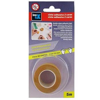 INOFIX 2141 Cinta 2 caras 19mm Semitransparente