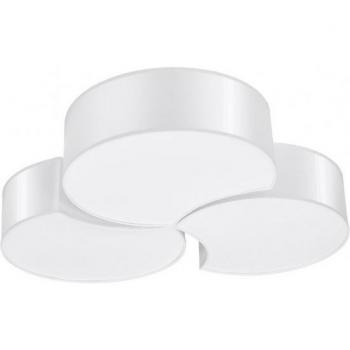 Plafón Circle Decorativo PVC blanco 6 bombillas 11,5cm