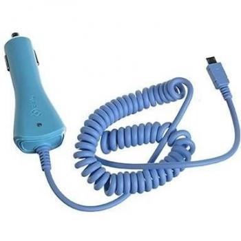 Celly CCMICROLB - Cargador de coche MicroUSB, color azul
