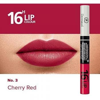 Dermacol DC Juego de Lápiz Labial y Brillo 2 en 1 - Larga Duración 16H | Pintalabios Voluminizador y Gloss Brillante | Maquillaje Waterproof Permanente Hidratante | Set Profesional - Doble Cuido