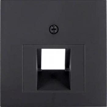 Placa Central RJ45 UAE 1x Antracita Mate Berker 14071606