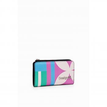 Cartera mediana Desigual con estampado geométrico