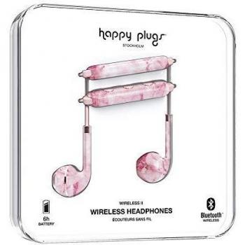 Happy Plugs Wireless II - Pink Marble, Talla única