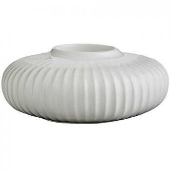 HAK KÄHLER Portavelas Hammershoi, de Porcelana, Blanco, 13 cm