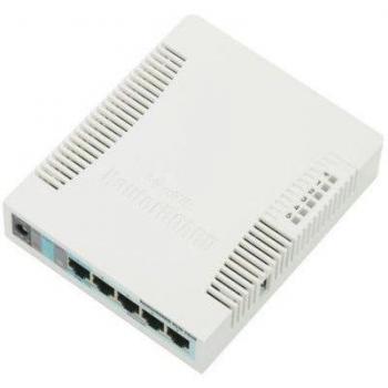 MikroTik RB951G-2HnD Router 2.4GHz AP 600MHz CPU 128MB RAM Level 4 RouterOS 5x Gigabit Ethernet Ports