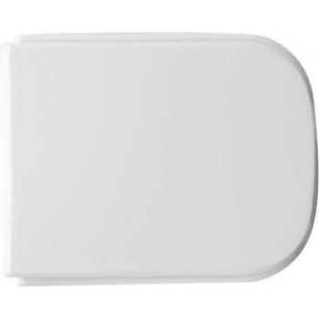 Asiento de WC Termoindurente Blanco para GSI Vaso Traccia Forma 8 con Bisagras Ajustables