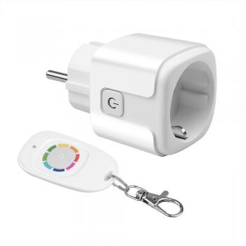 Control Remoto Inalámbrico RF Portátil 433MHZ con Temporizador Mini WiFi para Enchufe de la UE - Ahorro de Energía para Casa Inteligente