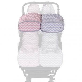 Tititnins© - Conjunto 2ud. Capotas Mountain Buggy Duet 2.5/3.0/3.2 INDI AZ - INDI RS.Protec.UV