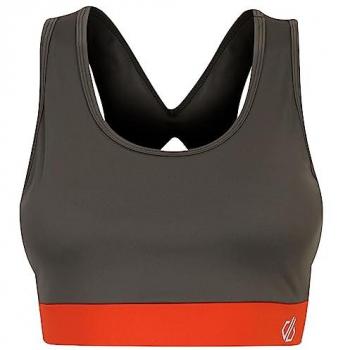 Dare2b Swift Low Impact Sports Bra for Women - Black, Multicolor, Lichen Green Abstract, Size L