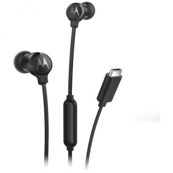 Auriculares In-ear Motorola Earbuds 3C-S Negros con Conexión USB-C