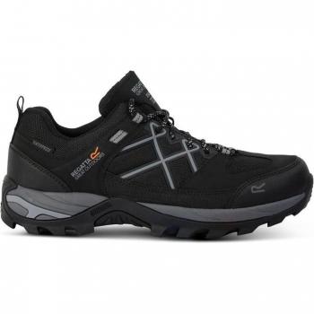 Regatta Men's Waterproof Samaris III Low Walking Shoes Black Granit, Size: UK 8