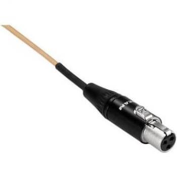 Hosa Technology Mogan Microphone Cable for AKG Transmitters, Beige, 2mm OD, 4'