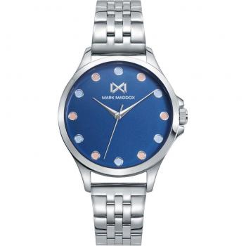 MARK MADDOX - Reloj de mujer Tooting tres agujas de acero y brazalete