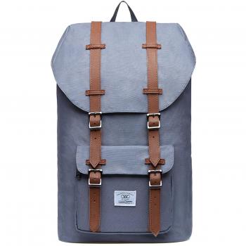 Mochila para portátil, Mochila de Viaje al Aire Libre Win•DF Bolso de Escuela Ocasional del Vintage con Gran Capacidad para Hombres y Mujeres