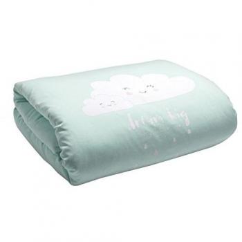 Bonjour Bebe  - Funda nórdica y almohada, 60 x 71 cm, color gris