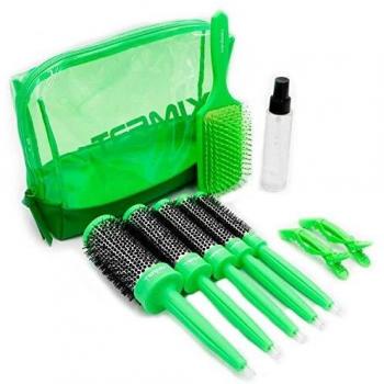 Termix Brushing Pack in 3 Steps Includes 5 Termix Hairbrushes, Serum For Split ends, Detangling Paddle
