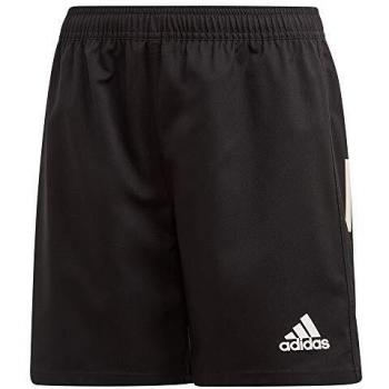 adidas 3 Stripe SHO Y Sport Shorts, Niños, Black/White, 8-9Y