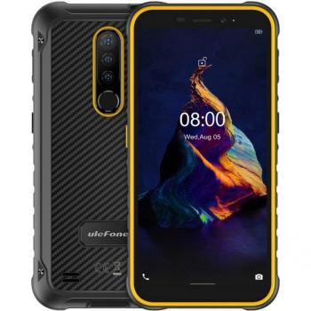 Ulefone Armor X8 Smartphone 5.7 HD+ Dual SIM 4GB RAM 64GB Storage Android 10 IP68/IP69K Waterproof Orange/Black