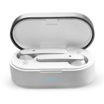 Auriculares Inalámbricos Prixton TWS157 Bluetooth 5.0 con Asistente de Voz y Control Táctil, Color Blanco