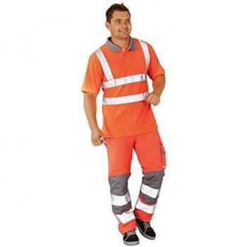 Planam - Pantalón Orange/Zink 24
