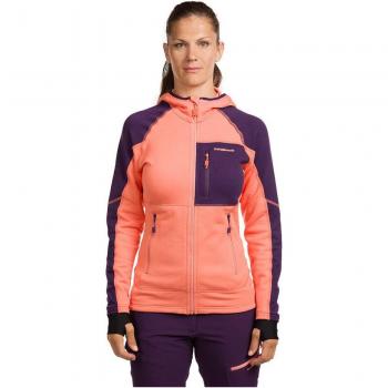 Chaqueta de mujer Trangoworld Trx2 Stretch Pro Forro Polar Rosa/Morado/S