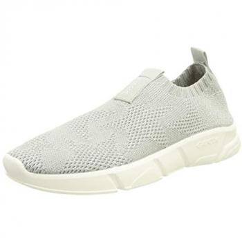 Zapatillas GEOX Aril Junior para mujer, color plateado, modelo J25DLE, talla 39 EU, tipo sneakers