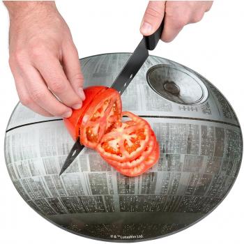 Bluw 13078 - Tabla de cortar, diseño Star Wars, Estrella de la muerte