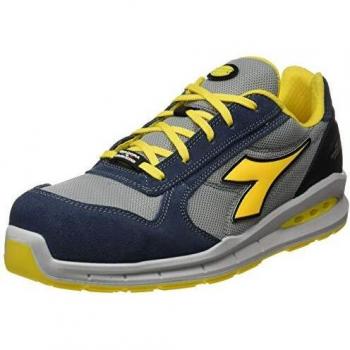 Diadora Run Net Airbox Geox Low S1P SRC Safety Shoes, Sneakers, male, Blue, Size: 10 US, Breathable Safety Sneakers with Aluminum Toe