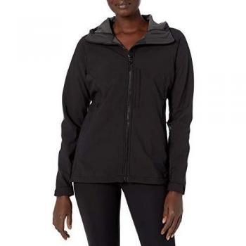 Helly Hansen W Paramount Hooded Softshell J Chaqueta con Capucha, Mujer, Black, L