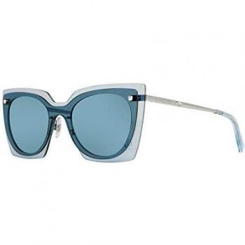 Swarovski Cat Eye Women's Sunglasses SK-0201-16V, Blue, 53mm