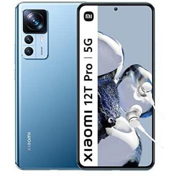 Xiaomi 12T Pro 5G - Smartphone Libre de 8GB RAM y 256GB, Pantalla AMOLED de 6.67” a 120Hz, Cámara de 200MP y Carga Rápida de 120
