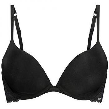 Sujetador push-up de aros preformado Angie Negro