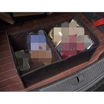 Caja de almacenamiento de coche piel coche caja de almacenaje plegable caja Trunk acabado caja caja caja caja de herramientas, 48 * 25 * 28 cm