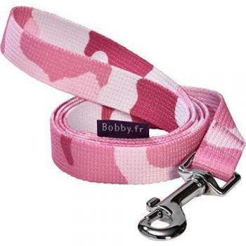 Correa Fácil Camuflaje Rosa para Perro Tamaño S 1 m x 16 mm