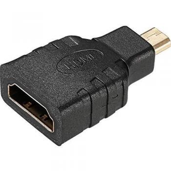 Sandberg Micro HDMI M - F - Adaptador de cable, color negro