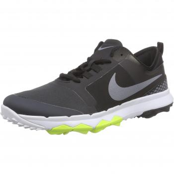 Nike Fi Impact II - Zapatillas de golf para hombre, color gris / blanco / negro, talla 42