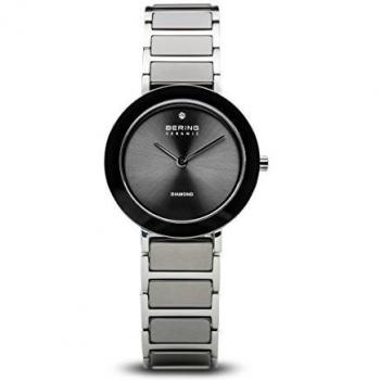 Bering Classic Ladies Charity Watch - Stainless Steel and Ceramic Band, 29mm, 5ATM