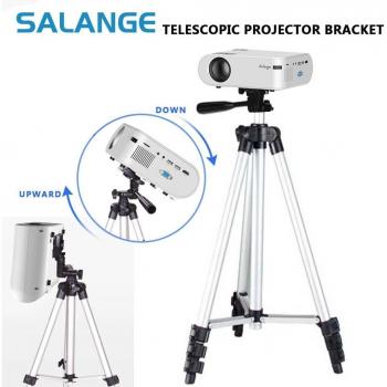 Trípode portátil universal para proyector y accesorios con tornillo 1/4 para cámara y teléfono móvil