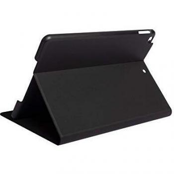 Silver HT - Funda para iPad 2019 y iPad 2020 10,2 pulgadas, con función soporte, cierre de seguridad anti-apertura y ángulo de visión multiajustable. Negro.