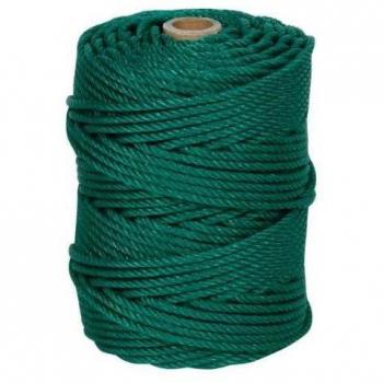 CUERDA PE CABLEADA 4C 5MM 100 MT VERDE