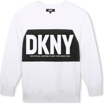 DKNY Sudadera con cuello redondo y logo frontal D60017