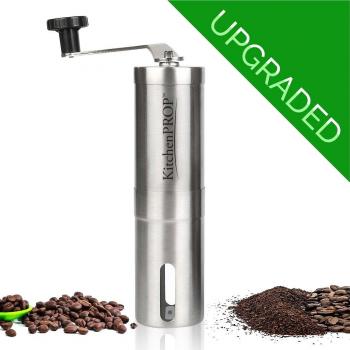 Original KitchenAid ActionPro Acero Inoxidable manual Molinillo de café perfecta para viajes, pequeño y Manejable, AeroPress compatible, top Calidad A Precio más pequeños.