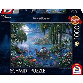 Puzzle La Sirenita y el Príncipe Eric de 1000 Piezas - Thomas Kinkade