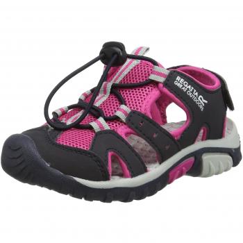 Regatta Deckside Jnr, Sandalias Punta Cerrada para Niñas, Gris