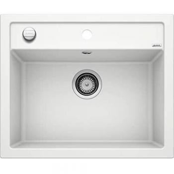 Blanco 514199 Fregadero con Moderno Diseño para Armarios Bajos – De SILGRANIT, 60 cm de Ancho