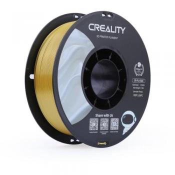 Filamento PLA CR-Silk Dorado 1.75 mm, 1 kg, Alta Resistencia y Acabado Brillante para Impresión 3D