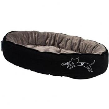 Rogz Cat Snug Pod, tamaño Mediano, Gato Saltando Fresco