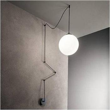 Lámpara colgante negra BOA 1 bombilla, Ideal Lux - Boa - Lámpara colgante de techo 1 Light Globe Negra, E27